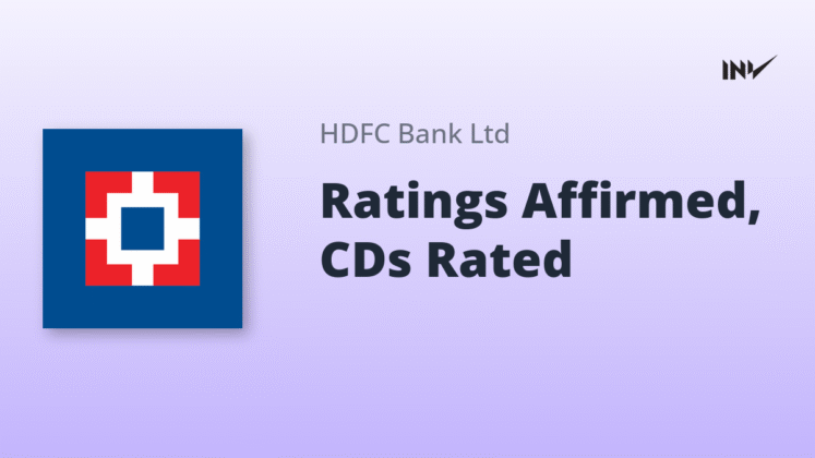 HDFC Bank India Ratings Affirms 'IND AAA'/Stable and Rates Additional ...