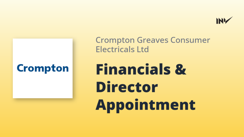 Crompton Board Approves Financial Results, Second Term for Independent ...