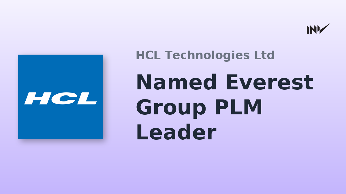 HCLTech: Recognized as Leader in Everest Group's PLM Services PEAK ...