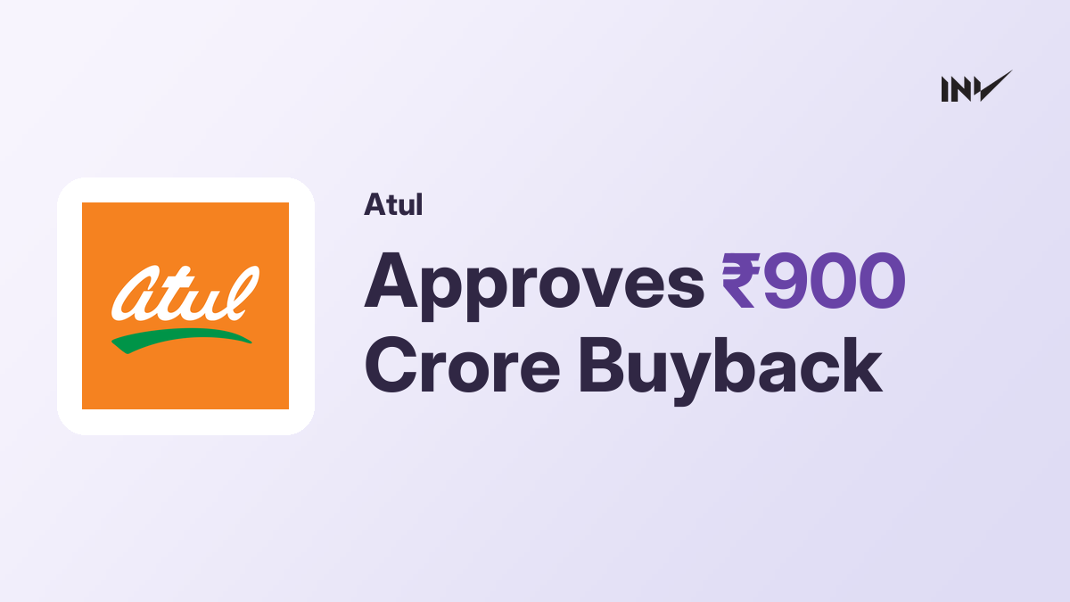 Atul Ltd: Board Approves ₹900 Crore Share Buyback | InvestyWise
